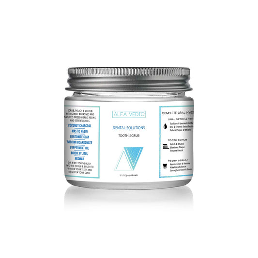 Tooth Scrub Dental Solution. Alfa Vedic.