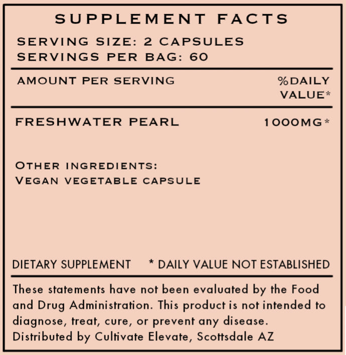 Freashwater Pearl Powder, 200g. Cultivate.